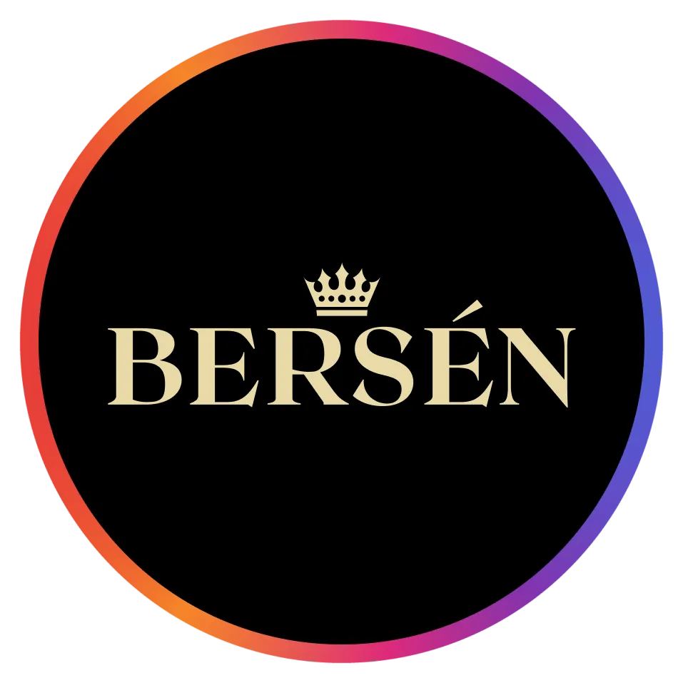 Bersén Stockholm’s elegant logo as an Instagram story.